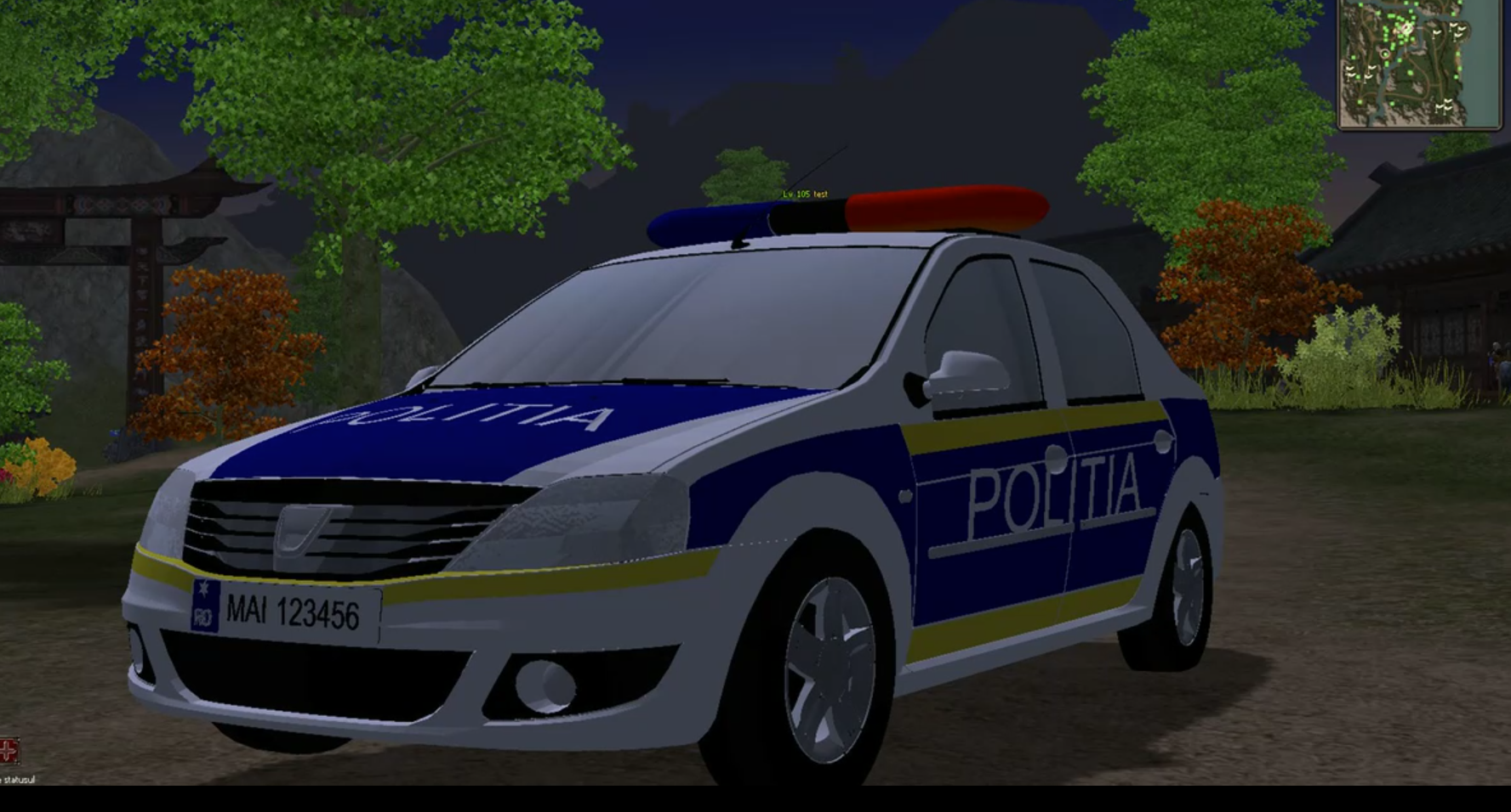 Police Car Dacia Logan And ANAF Duster - Mounts - Cars