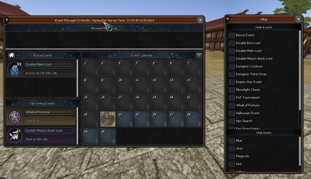 Event Manager V2 - Drakarys